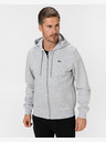 Lacoste Sport Hooded Lightweight Bi-material Pulover